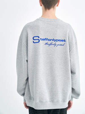 S-LOGO SWEATSHIRT (MELANGE GREY)