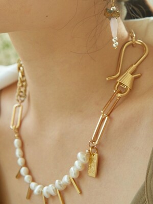 stone hook necklace - stone01