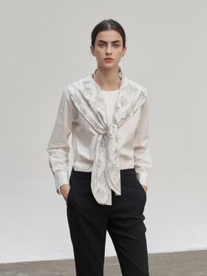 Ethnic Scarf Shirt