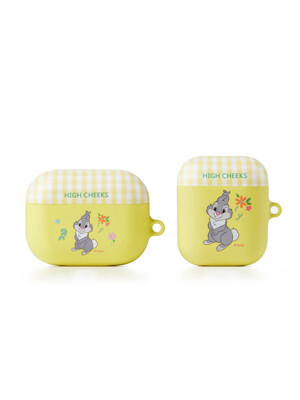 Yellow Check Thumper Airpod  Case