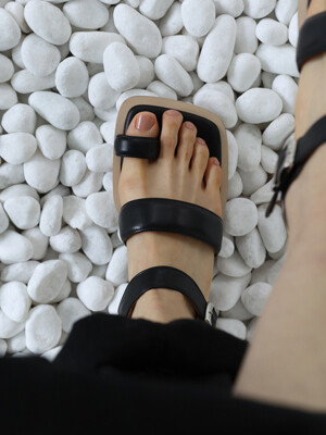 [단독]PD LOW SANDAL_black_21051