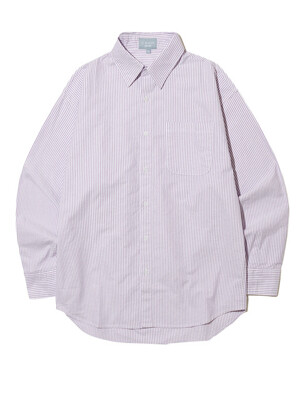 oxford shirt stripe purple