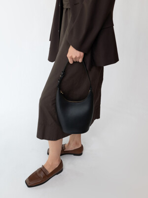 Mini around hobo bag Black