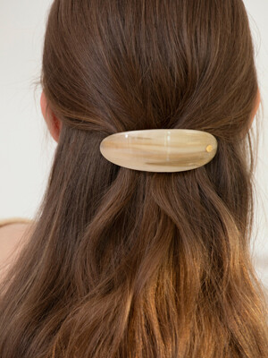 ellipse marble hairclip (3colors)