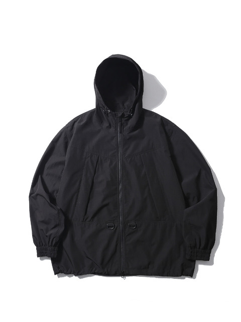 아우터,아우터 - 후톤 (HUTOAN) - CITY BRIDGE WINDBREAKER STORMY BLACK