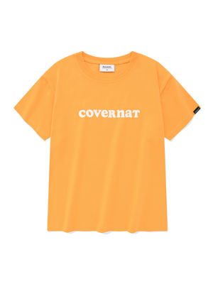 우먼 쿠퍼 로고 티셔츠 오렌지