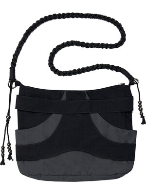 E96 Handmade Layered Bag (FU-725_Black)