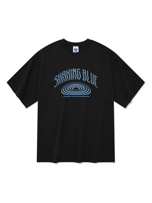 20수 쉐이킹 블루 반팔 티셔츠 블랙