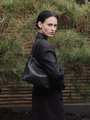 Mini pulpy hobo bag Black