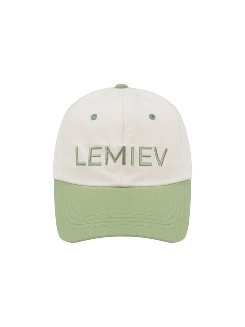 모자,골프,모자,애슬레저 - 오유유 (OUU) - LEMIEV Mix Logo Ball Cap Green