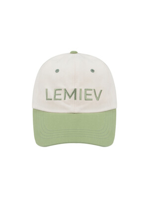 LEMIEV Mix Logo Ball Cap Green