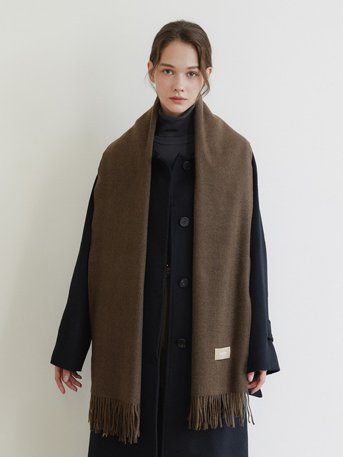 스카프/머플러,스카프/머플러 - 할렌 (halden) - premium cashmere muffler (M014_dark brown)
