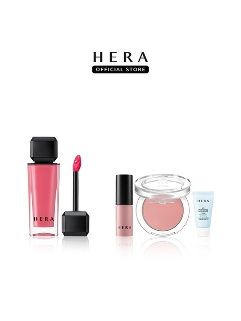 립메이크업 - 헤라 (HERA) - [단독] 센슈얼 누드 글로스+미니 립+블러셔+선15ml