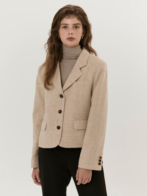 Scott wool blazer (Beige)