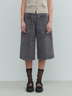 TFS RIVET WASHED SHORT PANTS_2COLORS