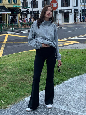 Fold Over Flare Leggings(3colors)