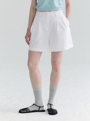 Cotton Pintuck Shorts_2color