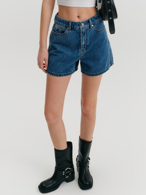 [단독]세린 라인 데님 숏 팬츠 / SERIN LINE DENIM SHORT PANTS_3colors