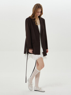 Loose String Summer Wool Jacket