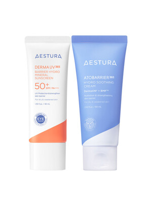 더마UV365 선크림 40ml + 아토베리어 수딩크림 60ml