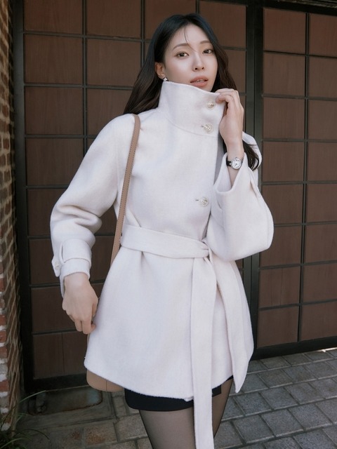 이바나헬싱키 Ines wool short coat