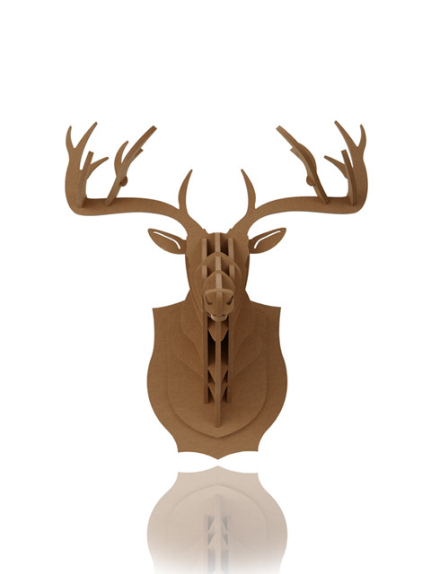 사슴머리장식 브라운컬러 헌팅트로피 (M size) Brown color hunting trophy