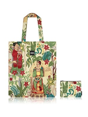 Fridas Garden Flat Tote Bag & Pouch (Frida Kahlo)