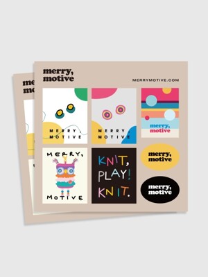 merrymotive illust design sticker pack
