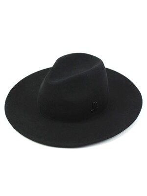 Thunder Wool Black Fedora 울페도라