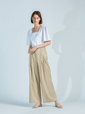 BASIC WIDE REG TROUSERS (2 COLOR)