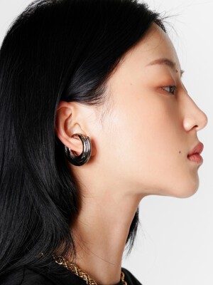 DOUBLED VOLUME EAR-CUFF / SILVER