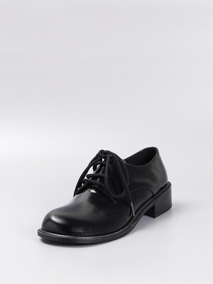 Round Lace-up Loafer LC117_3cm