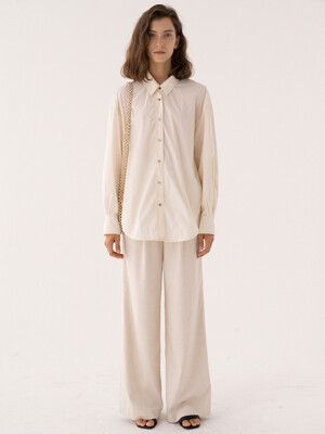 SS21 New Wide Pants Natural