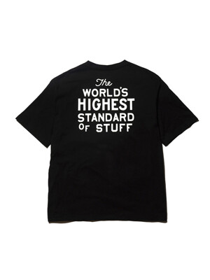 HIGHEST STANDARD RELAX FIT TEE BLACK