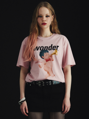 Punk Angel overfit T-Shirt [Pink]
