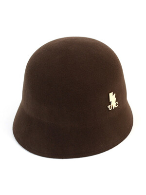 French Wool Brown Drop Bucket 울버킷햇