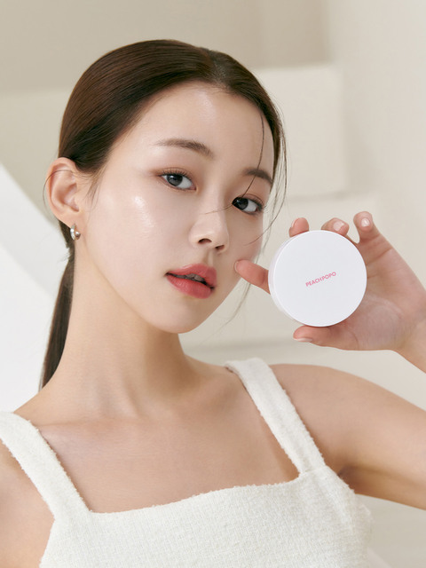 베이스메이크업 - 피치포포 (PEACHPOPO) - 스킨핏 글로우 비건 쿠션