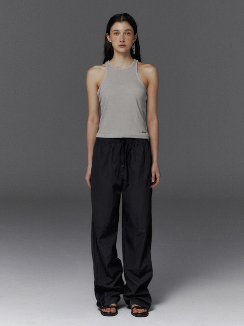 팬츠 - 스튜디오 테이블 (STUDIO TABLE) - TWO-WAY TRACK PANTS, BLACK