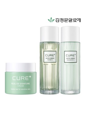 [김정문알로에] 큐어 피토그린토너+에멀젼+시그니처 크림