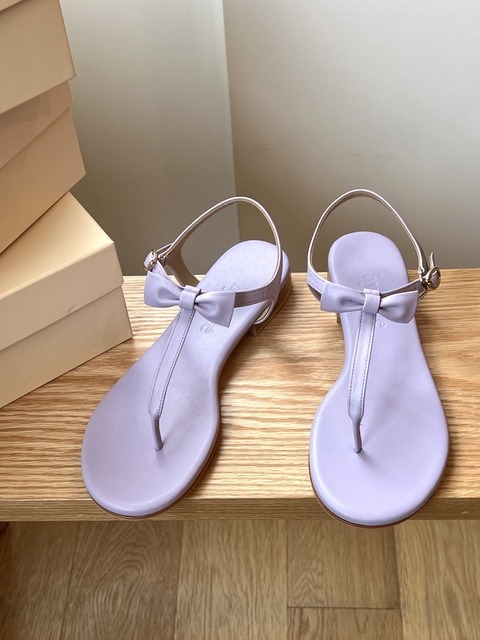 샌들 - 효에이브 (hyoave) - Liv Ribbon Sandals - Lavender