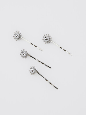 METAL SEED HAIR CLIP SET_4 PCS