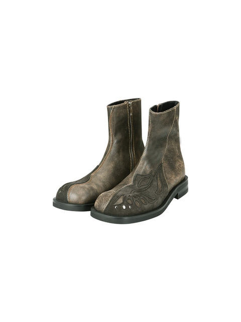 부츠 - 앤더슨 벨 포 맨 (ANDERSSON BELL for MEN) - LEUCHEARS SQUARE TOE CHELSEA BOOTS aaa346m(BROWN)