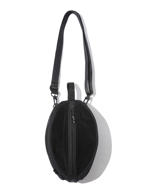 숄더백 - 커스텀멜로우 (CUSTOMELLOW) - coduroy rugby bag_CABAX23514BKX