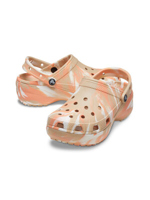 [WOMEN] 여성 CLASSIC PLATFORM MARBLED CLOG W CHM (22SWCL207176)