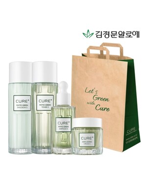 [김정문알로에] 큐어 피토 라인 기초 4종 선물세트 (쇼핑백증정)