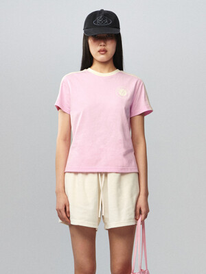 Football T-Shirt Pink Ivory