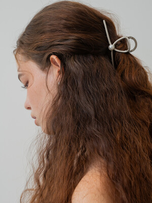 [단독]Simple pearl twist hair claw clip_3 colors