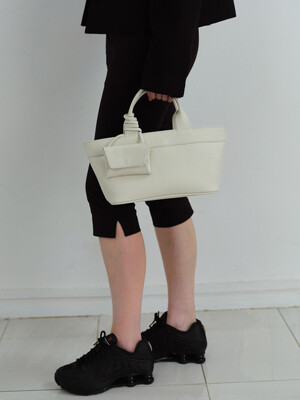 letter mini bag (ivory)