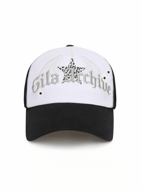【GILA ARCHIVE】25ss ANIMAL STAR MESH CAP 길라 아카이브]ANIMAL STAR MESH CAP_BK
