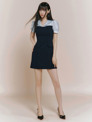 Aella summer block mini dress (3colors)